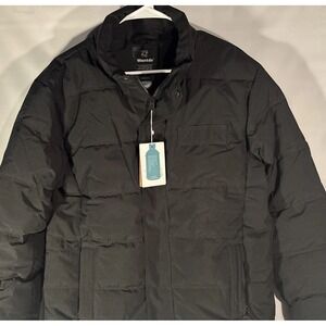 Wantdo Men's Waterproof Puffer Jacket Warm Winter Ski Coat with Removable Hood